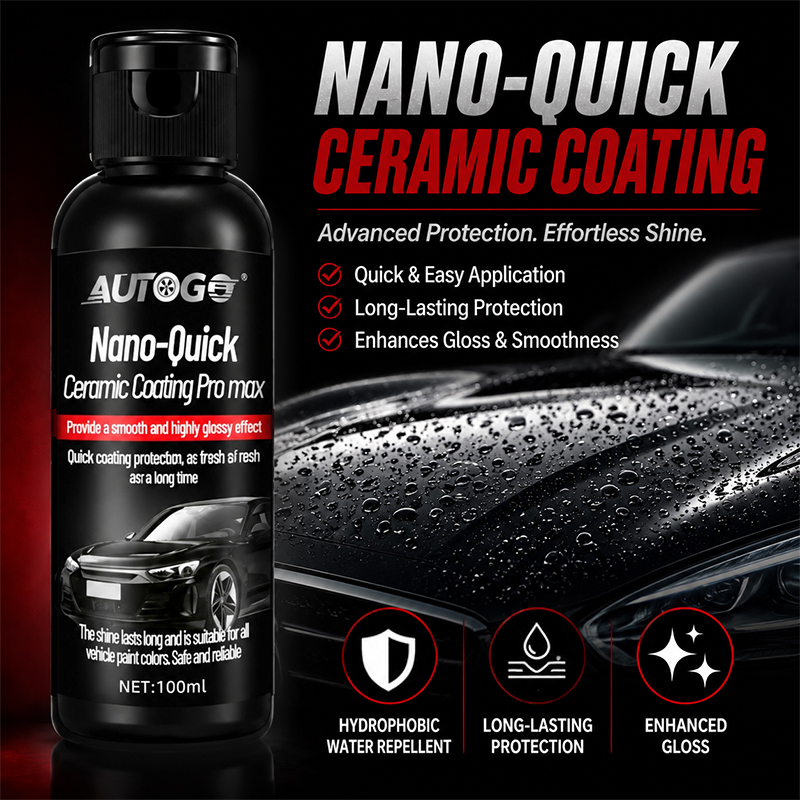Nano Liquid Coating - AUTOGO 100ml Nano‑Quick Seramik Kaplama Pro