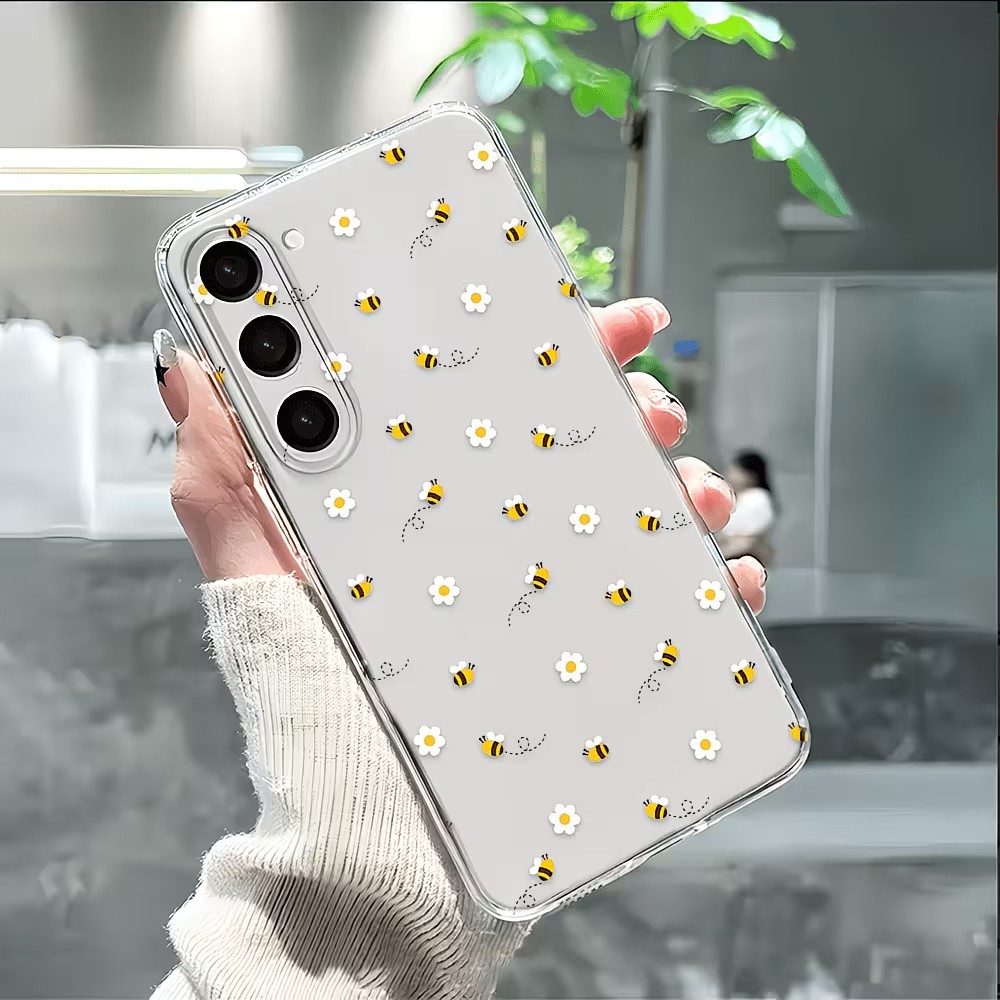 Şeffaf TPU Sevimli Arı Papatya - Samsung Galaxy A55 incelemesi ve fiyatı
